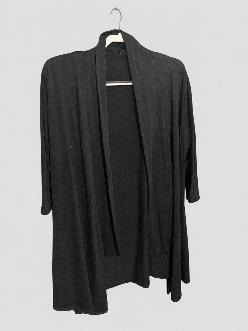American City Wear Charcoal Grey Open Front Cardigan – Fits Like 2X